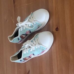 Canvas Guinea Pig and Floral shoes